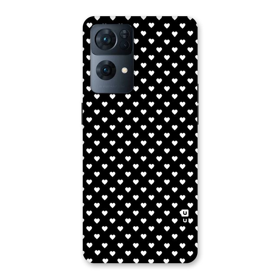 Classy Hearty Polka Back Case for Oppo Reno7 Pro 5G