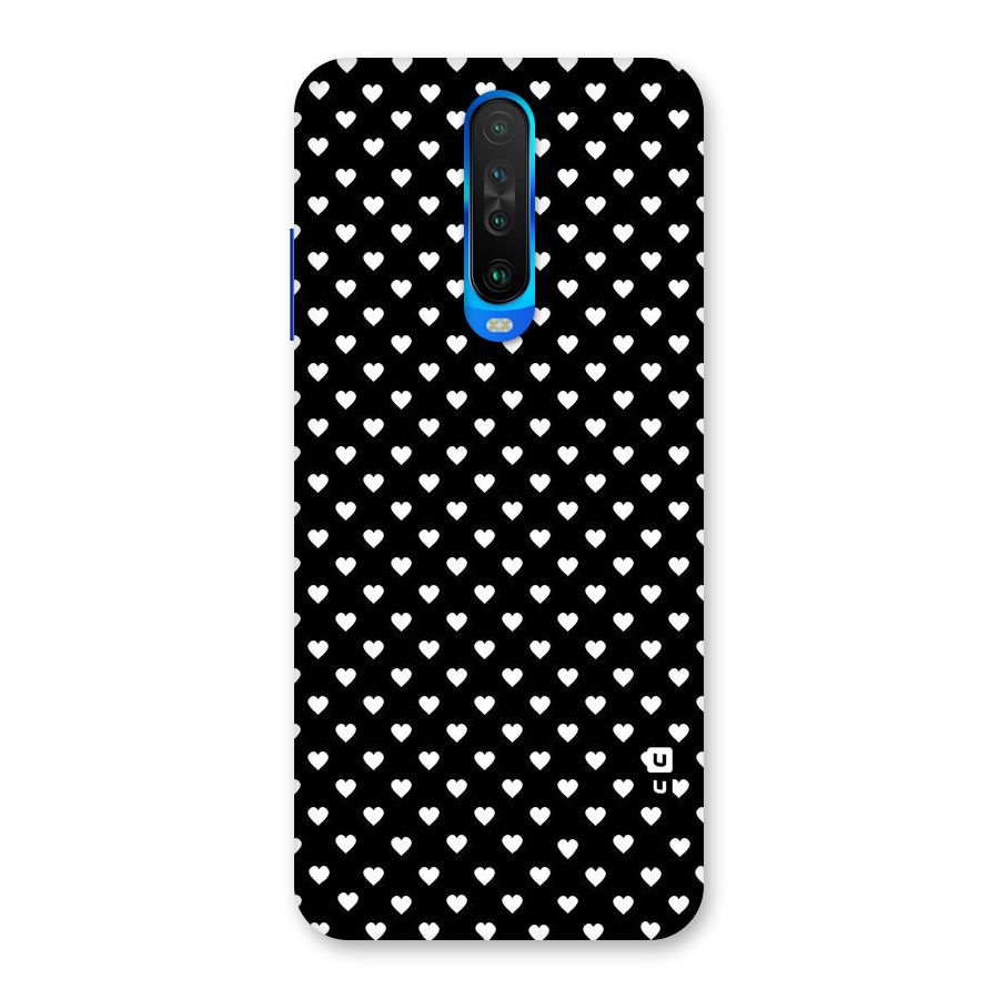Classy Hearty Polka Back Case for Poco X2