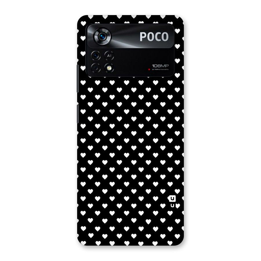 Classy Hearty Polka Back Case for Poco X4 Pro 5G