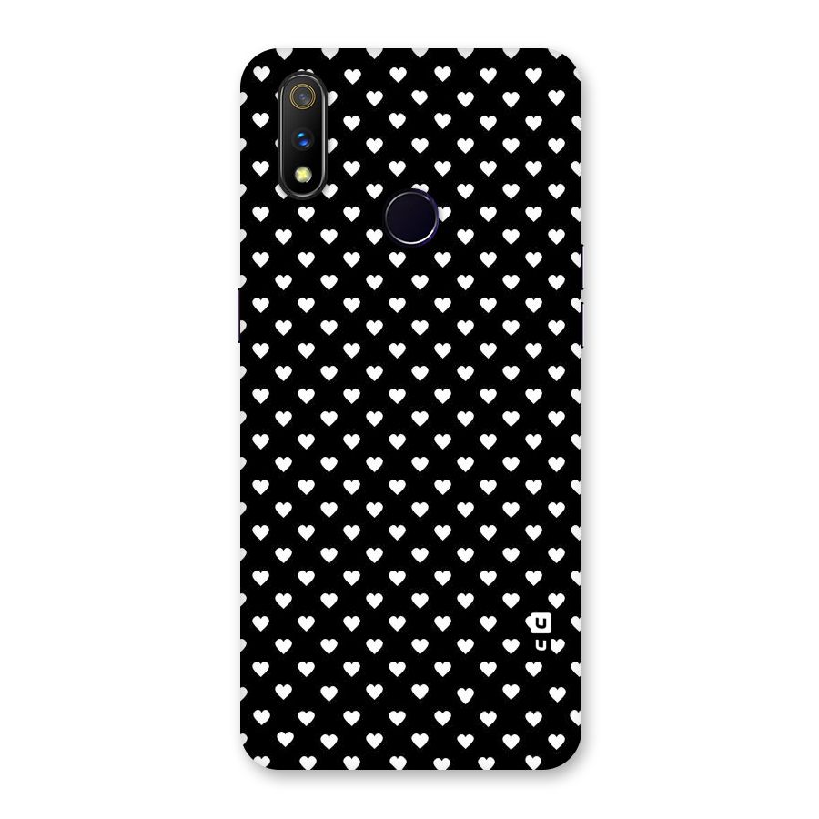 Classy Hearty Polka Back Case for Realme 3 Pro