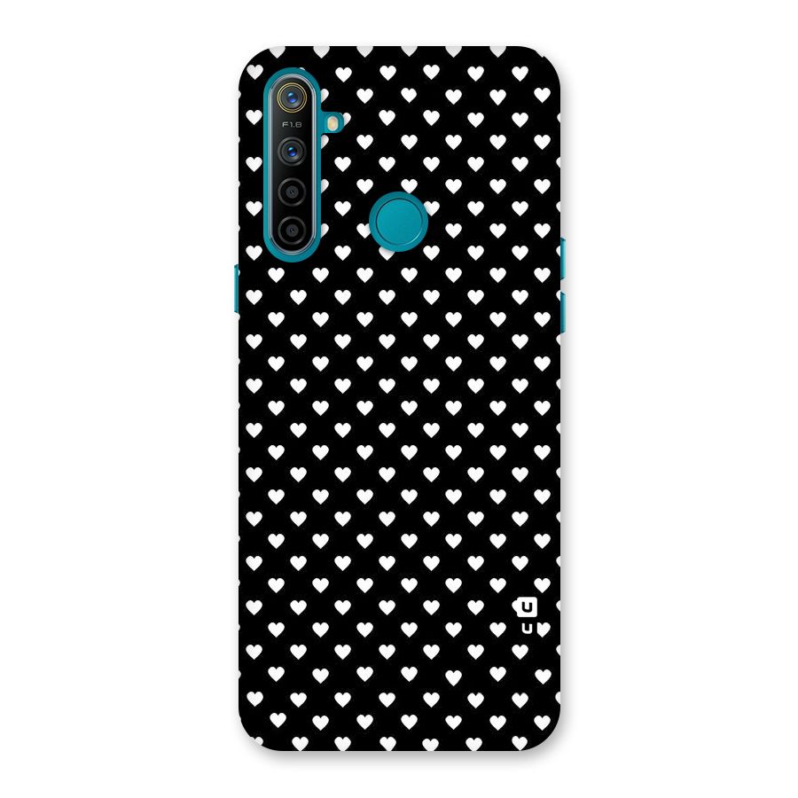 Classy Hearty Polka Back Case for Realme 5i
