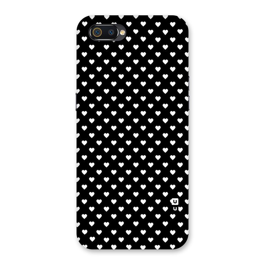 Classy Hearty Polka Back Case for Realme C2