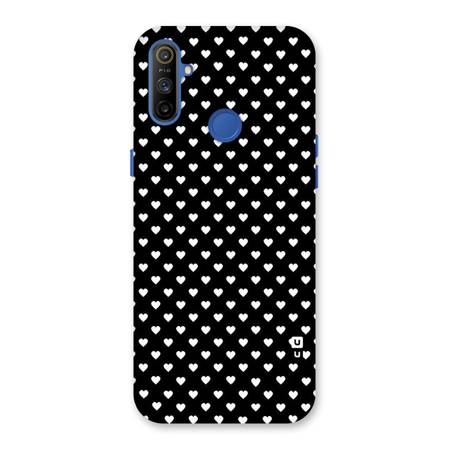 Classy Hearty Polka Back Case for Realme Narzo 10A