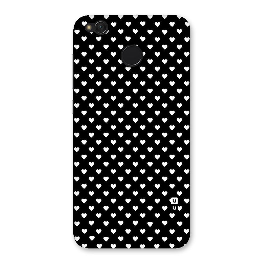 Classy Hearty Polka Back Case for Redmi 4