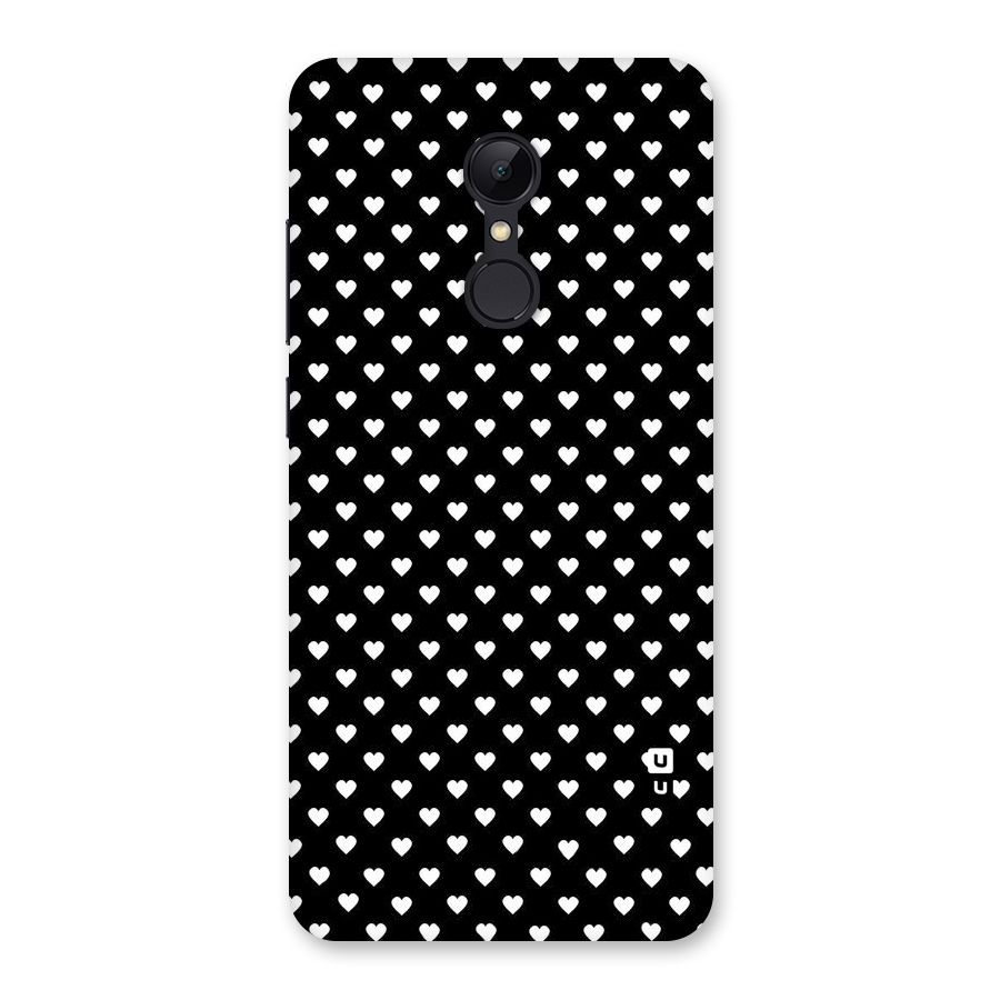 Classy Hearty Polka Back Case for Redmi 5