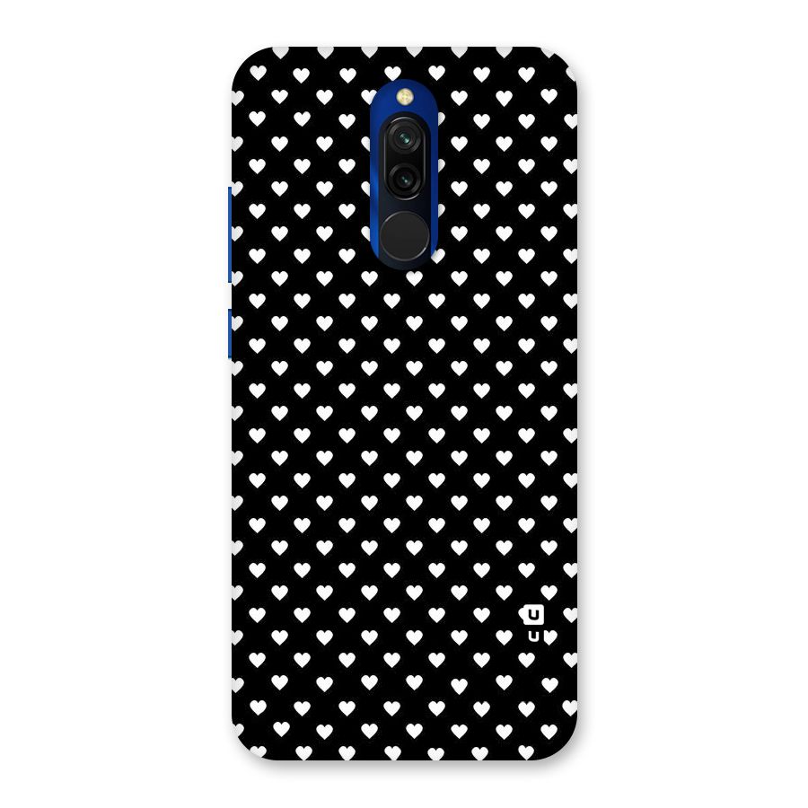 Classy Hearty Polka Back Case for Redmi 8