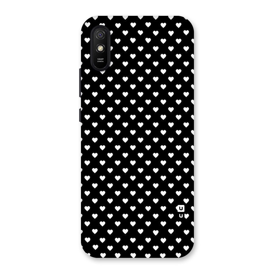 Classy Hearty Polka Back Case for Redmi 9A