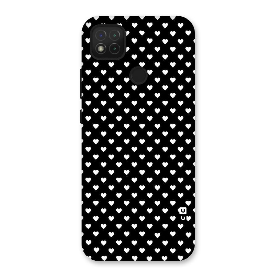 Classy Hearty Polka Back Case for Redmi 9C
