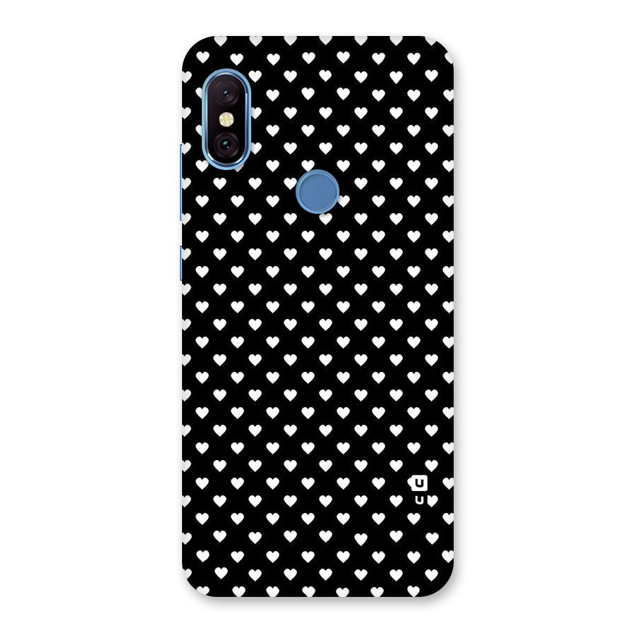 Classy Hearty Polka Back Case for Redmi Note 6 Pro