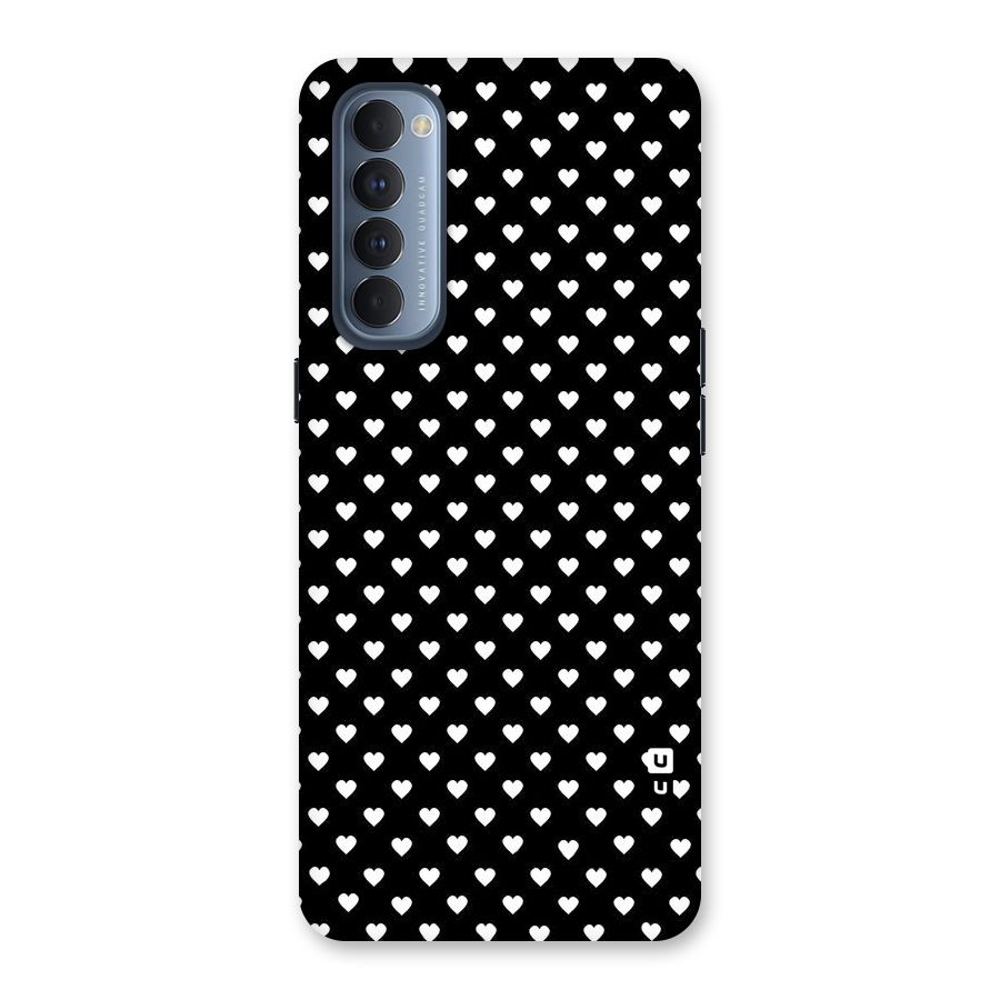 Classy Hearty Polka Back Case for Reno4 Pro