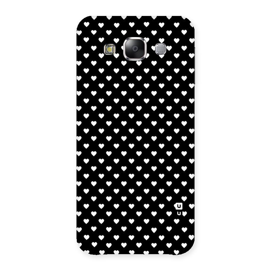 Classy Hearty Polka Back Case for Samsung Galaxy E5