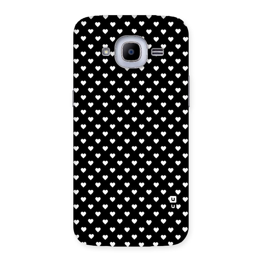 Classy Hearty Polka Back Case for Samsung Galaxy J2 Pro