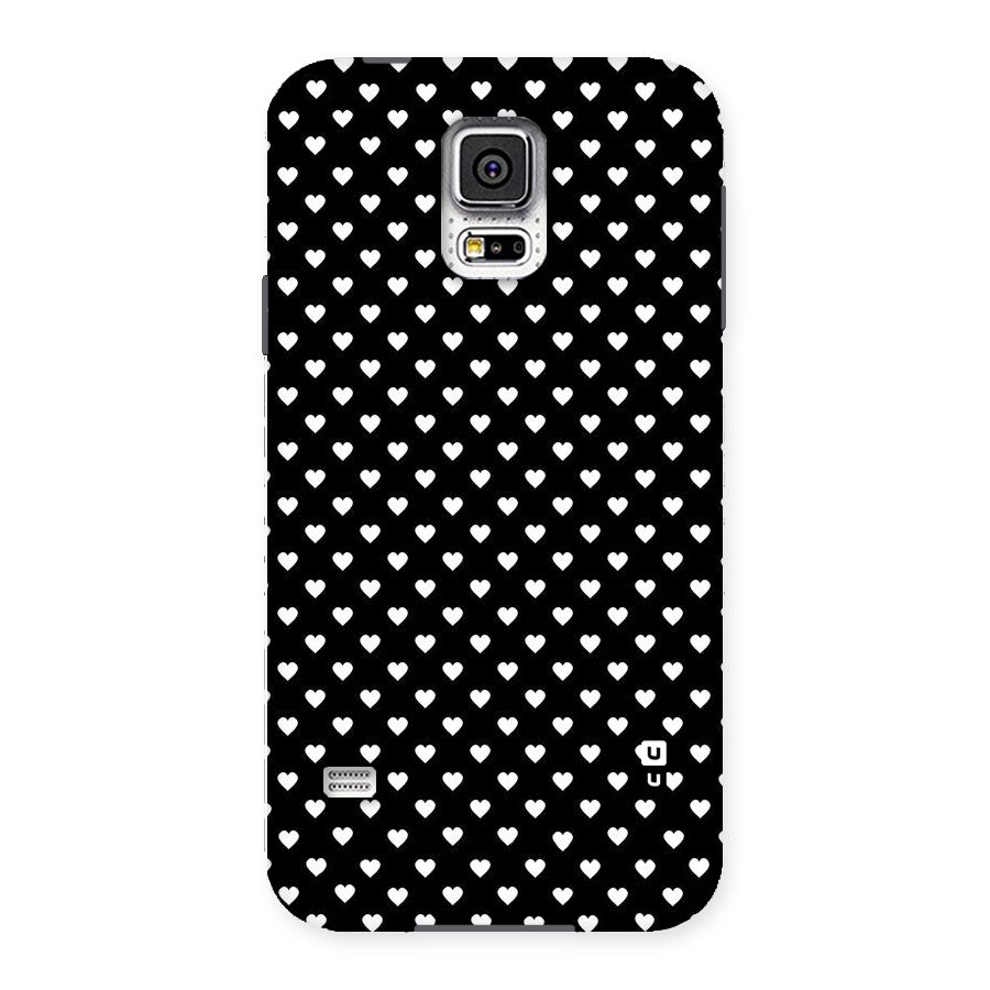 Classy Hearty Polka Back Case for Samsung Galaxy S5