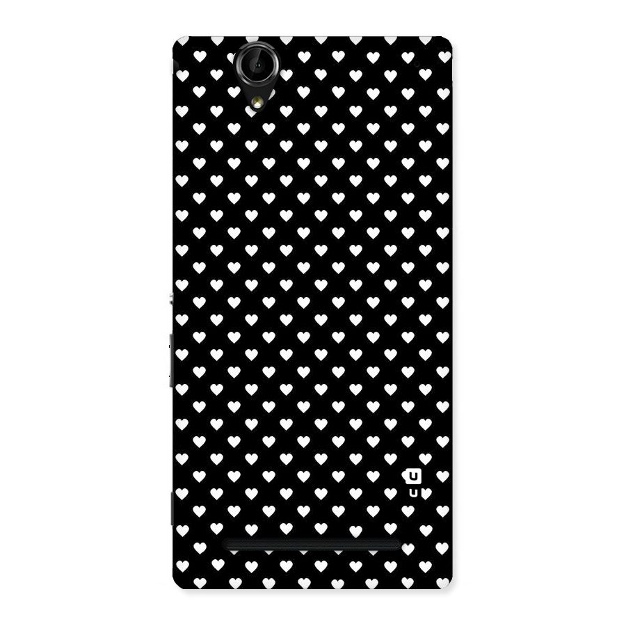 Classy Hearty Polka Back Case for Sony Xperia T2