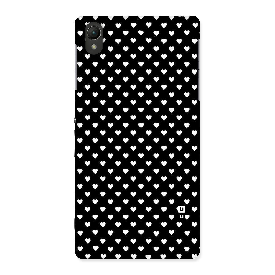 Classy Hearty Polka Back Case for Sony Xperia Z2