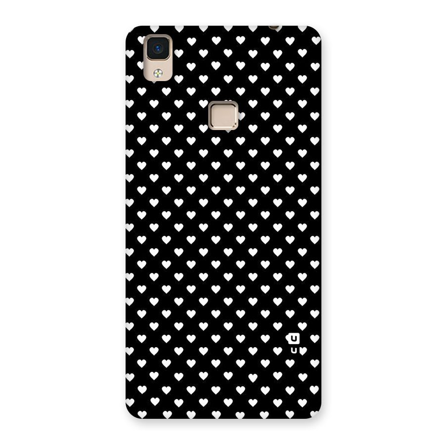 Classy Hearty Polka Back Case for V3 Max