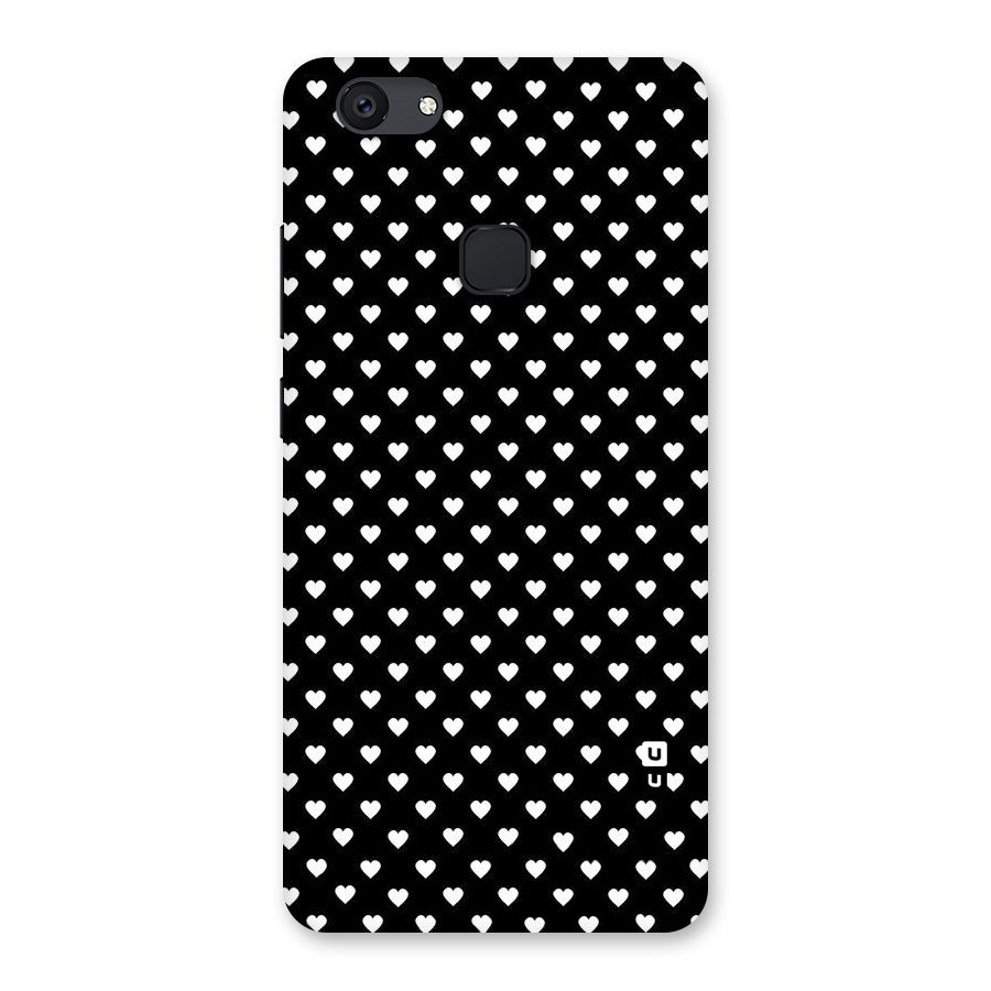 Classy Hearty Polka Back Case for Vivo V7 Plus