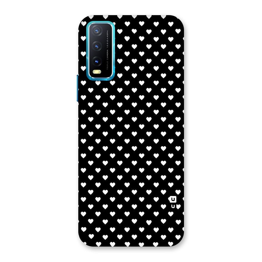 Classy Hearty Polka Back Case for Vivo Y20G