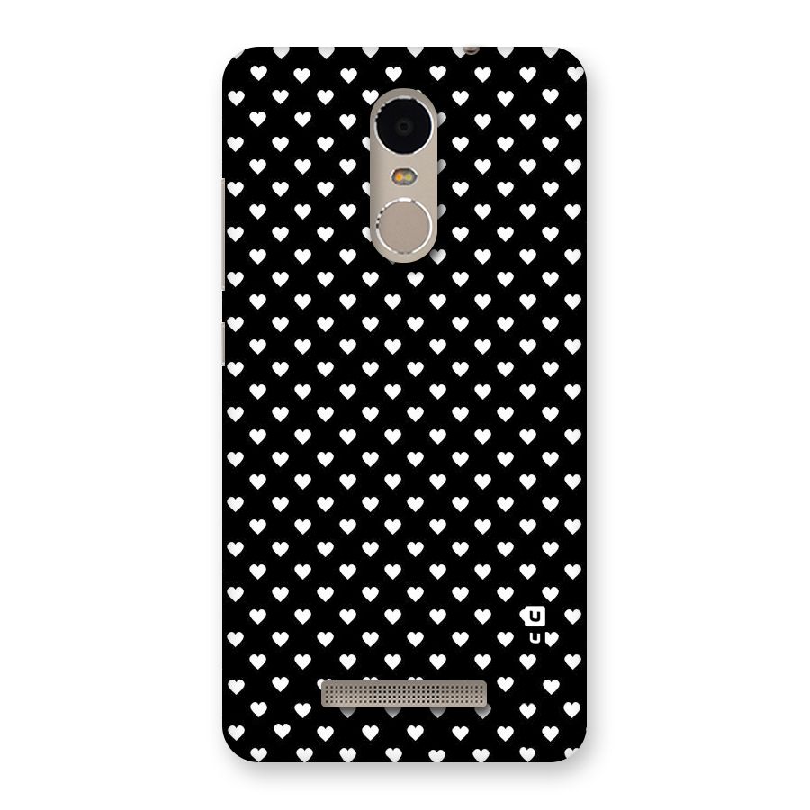 Classy Hearty Polka Back Case for Xiaomi Redmi Note 3