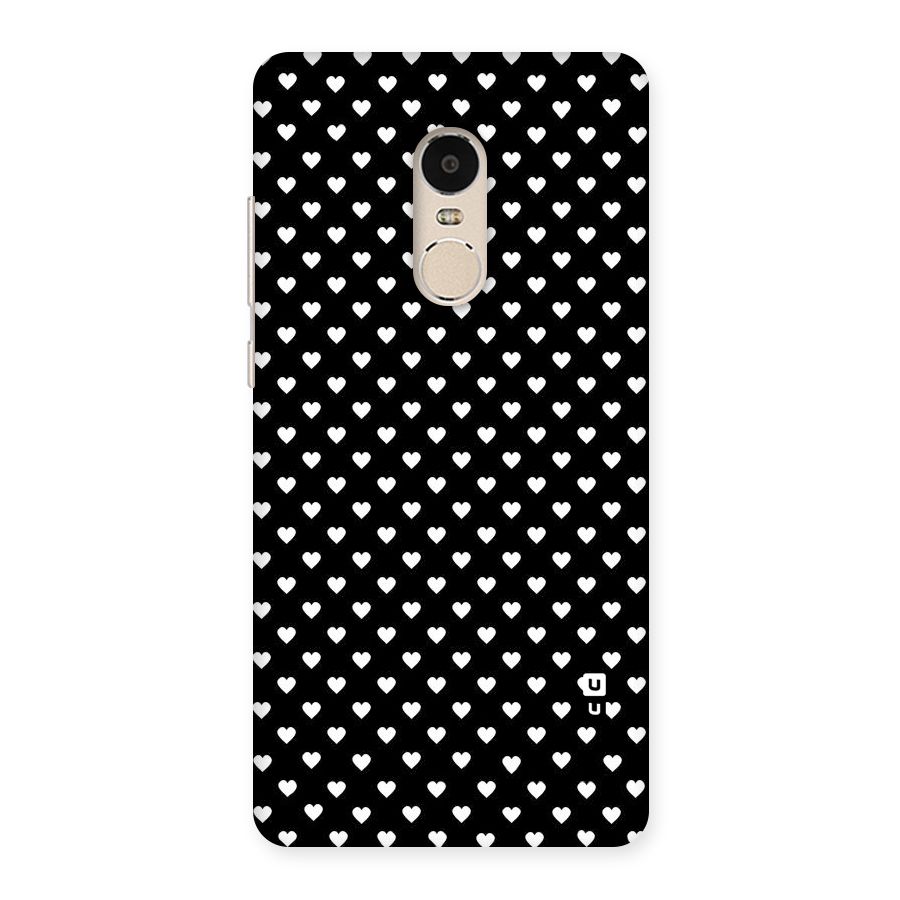 Classy Hearty Polka Back Case for Xiaomi Redmi Note 4