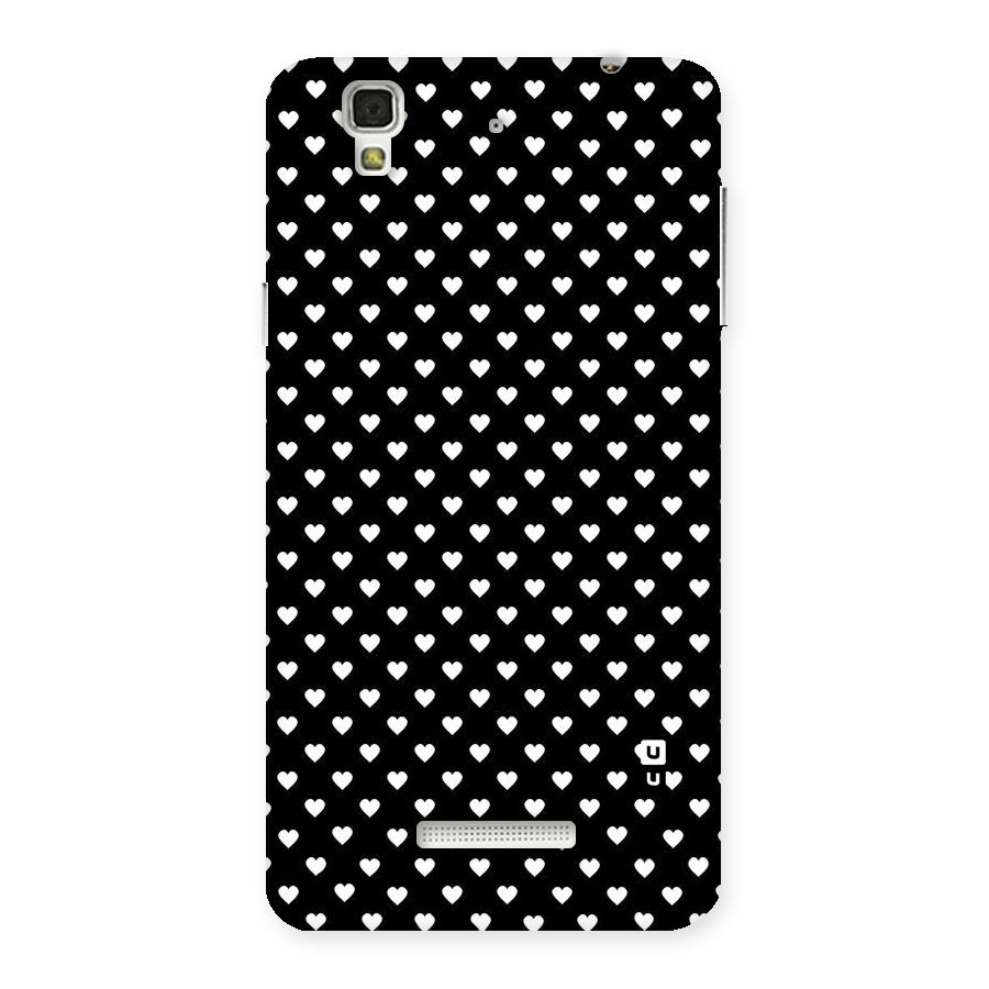 Classy Hearty Polka Back Case for Yu Yureka