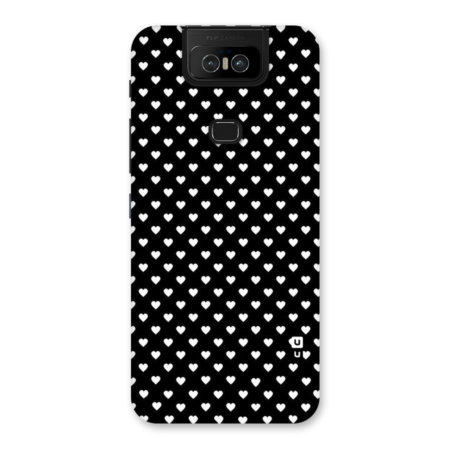 Classy Hearty Polka Back Case for Zenfone 6z