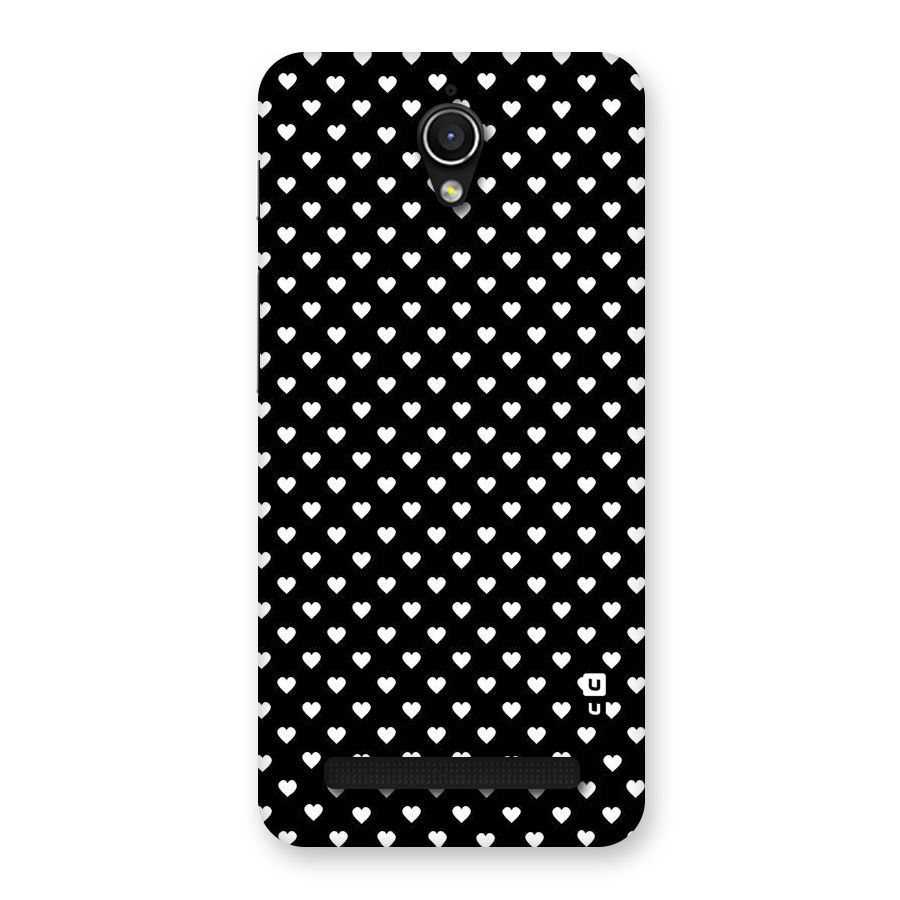 Classy Hearty Polka Back Case for Zenfone Go