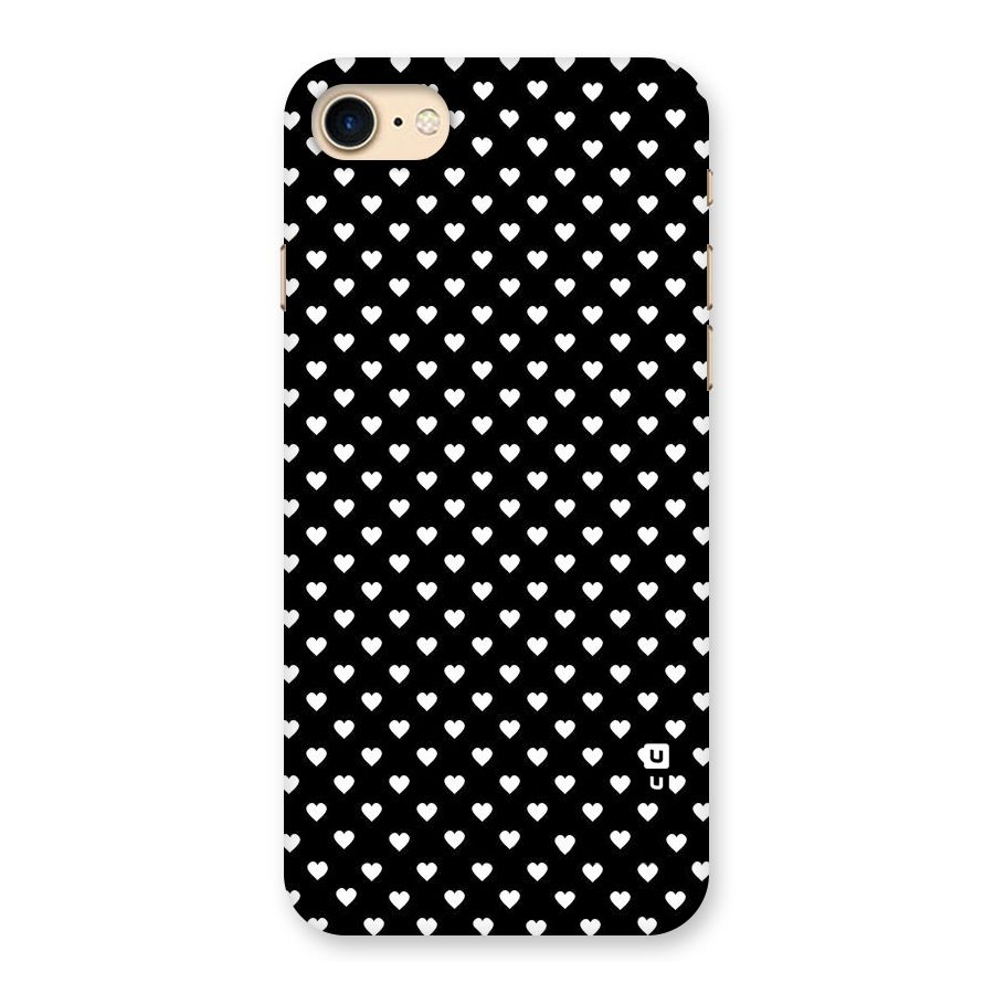 Classy Hearty Polka Back Case for iPhone 7