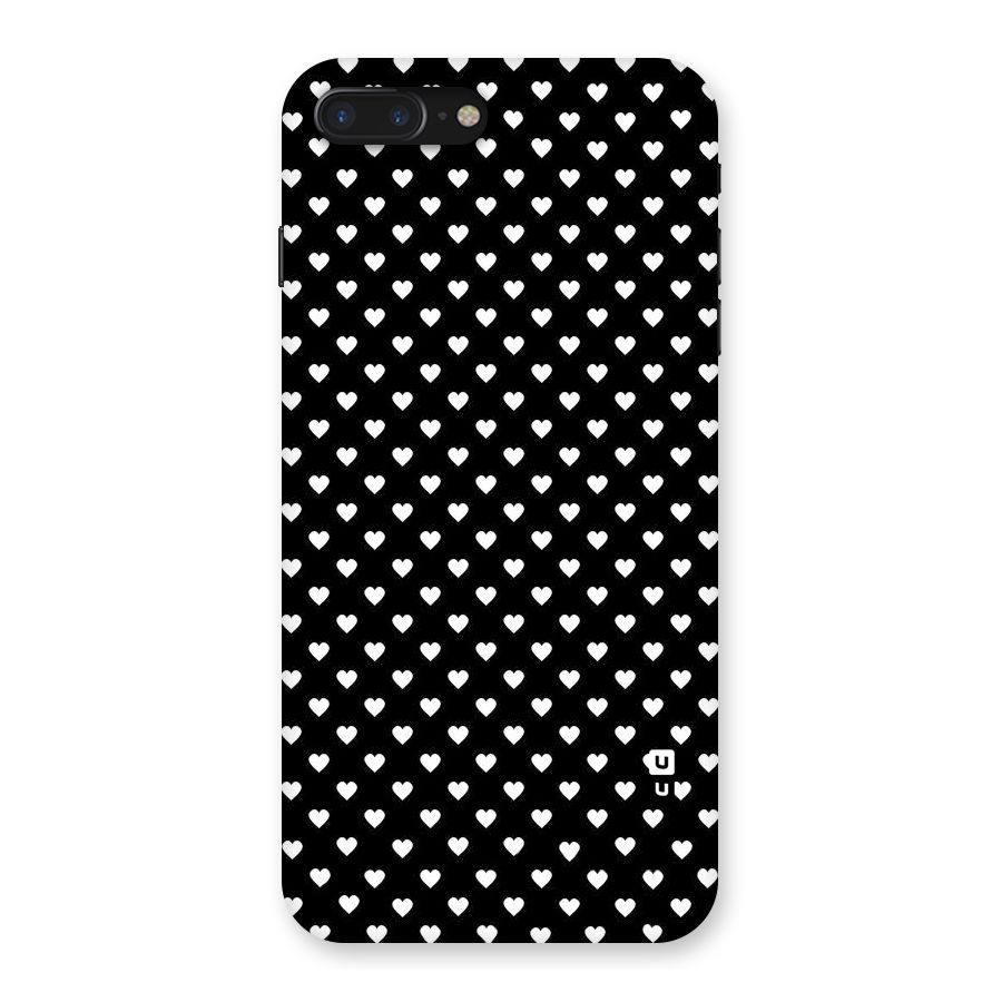 Classy Hearty Polka Back Case for iPhone 7 Plus
