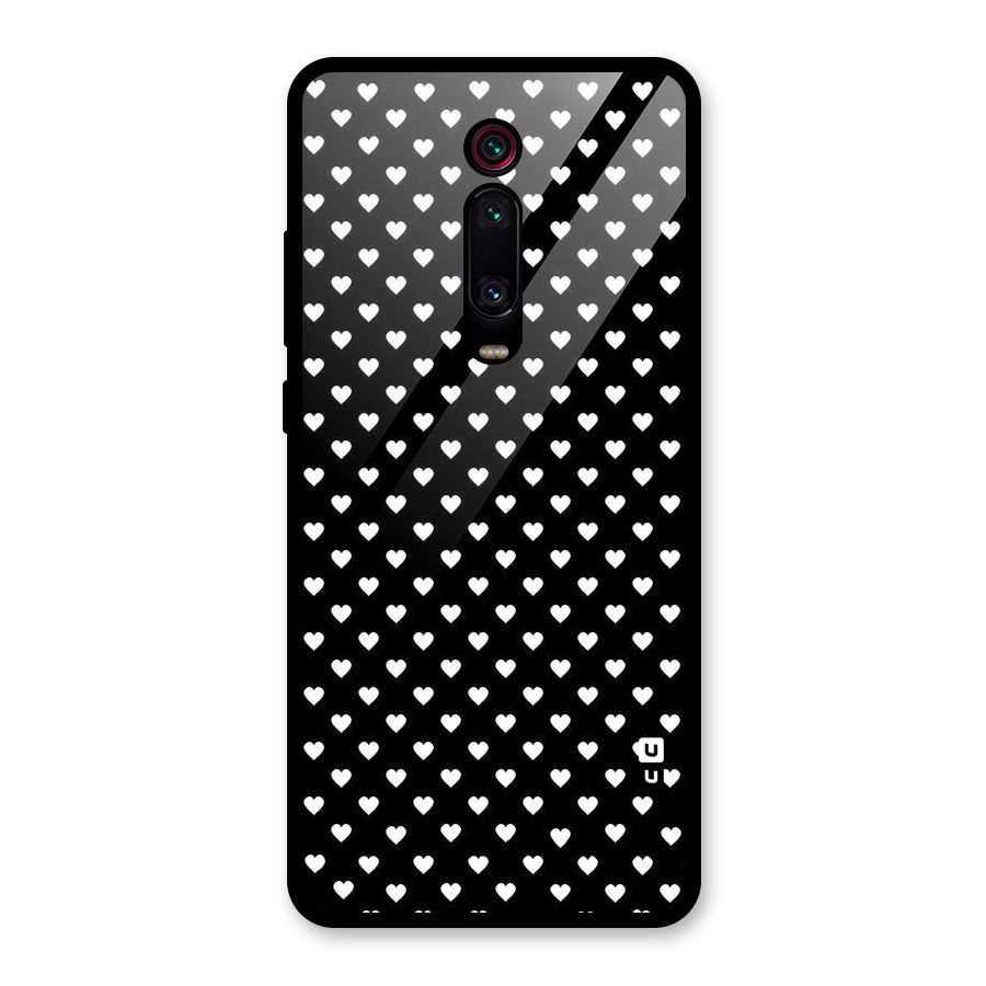 Classy Hearty Polka Glass Back Case for Redmi K20 Pro