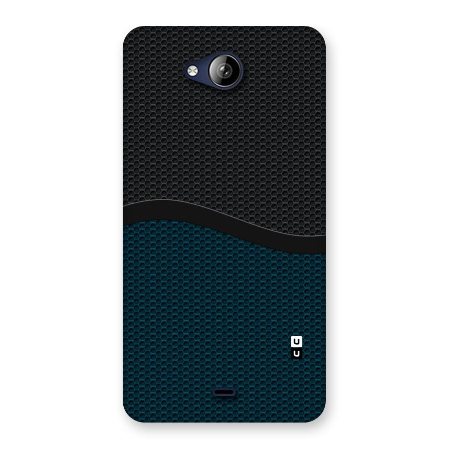 Classy Rugged Bicolor Back Case for Canvas Play Q355