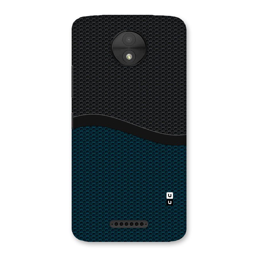 Classy Rugged Bicolor Back Case for Moto C