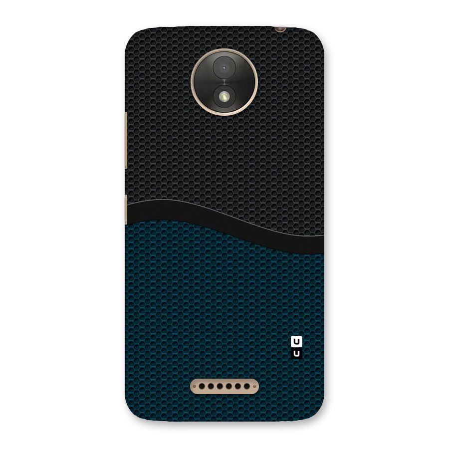 Classy Rugged Bicolor Back Case for Moto C Plus