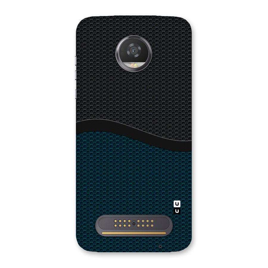 Classy Rugged Bicolor Back Case for Moto Z2 Play