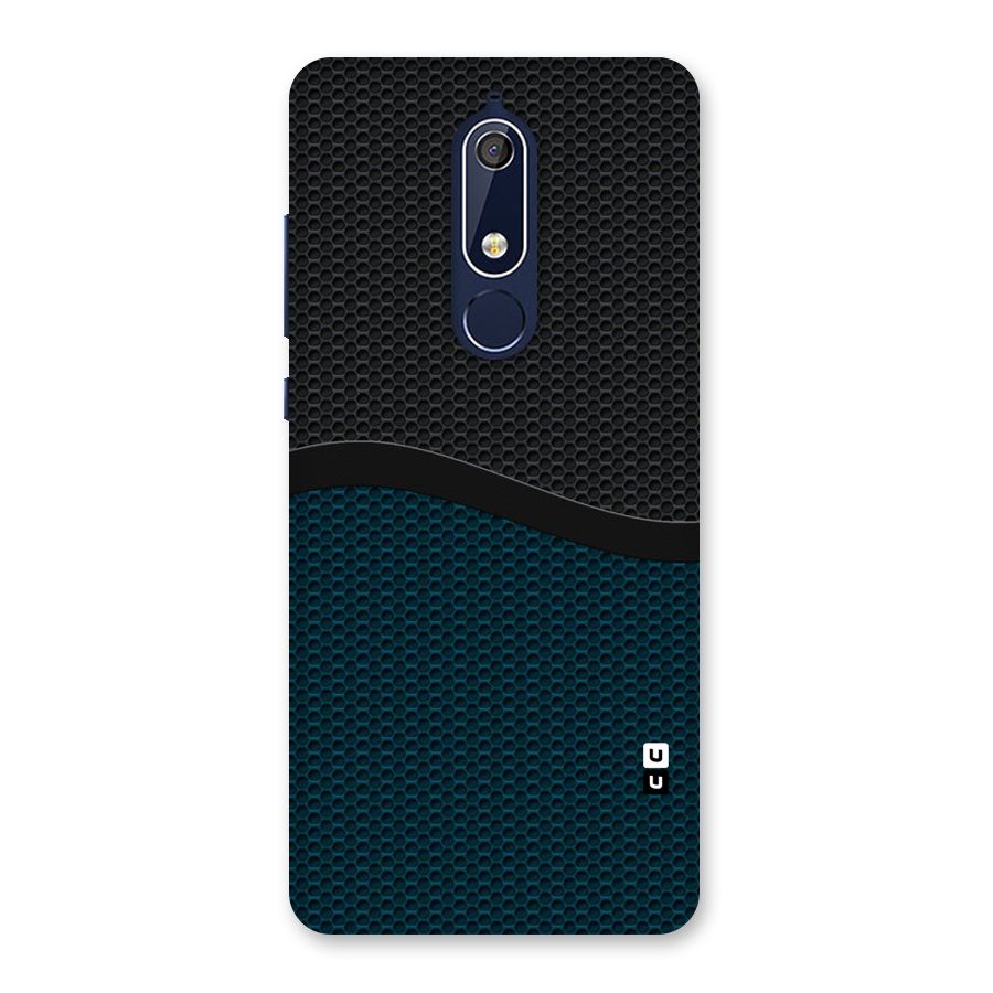 Classy Rugged Bicolor Back Case for Nokia 5.1