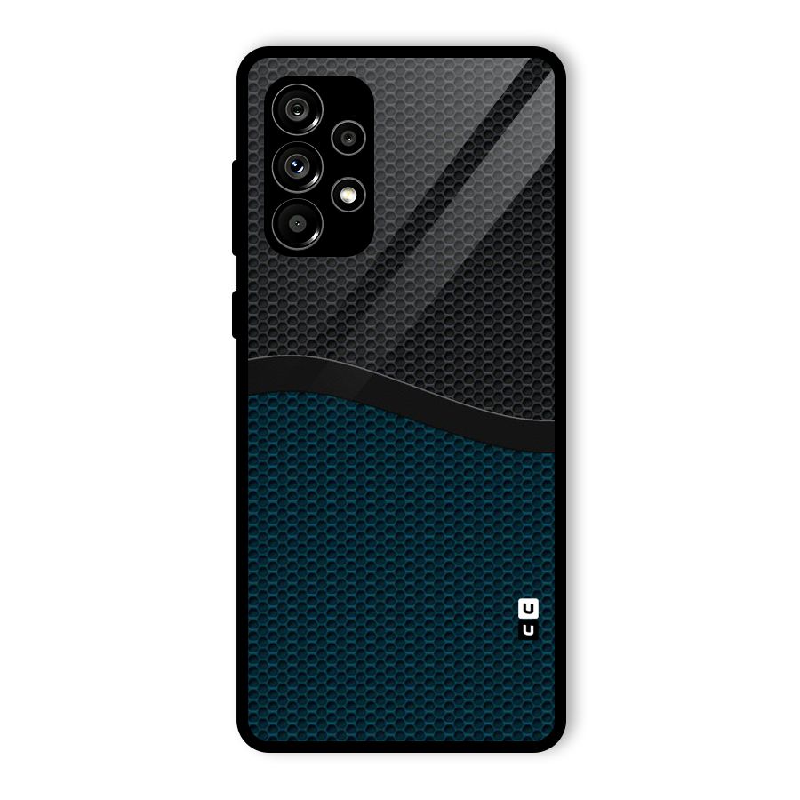 Classy Rugged Bicolor Glass Back Case for Galaxy A73 5G
