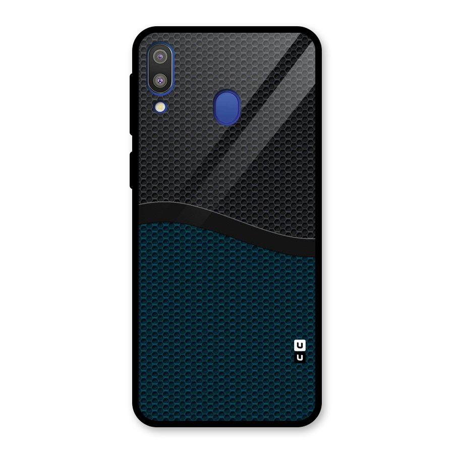 Classy Rugged Bicolor Glass Back Case for Galaxy M20