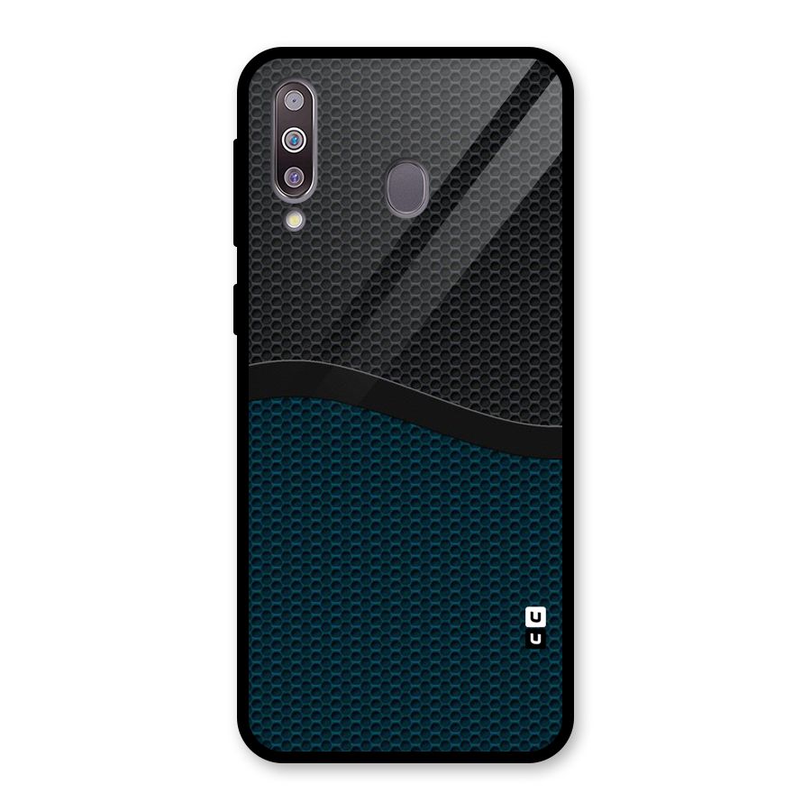 Classy Rugged Bicolor Glass Back Case for Galaxy M30