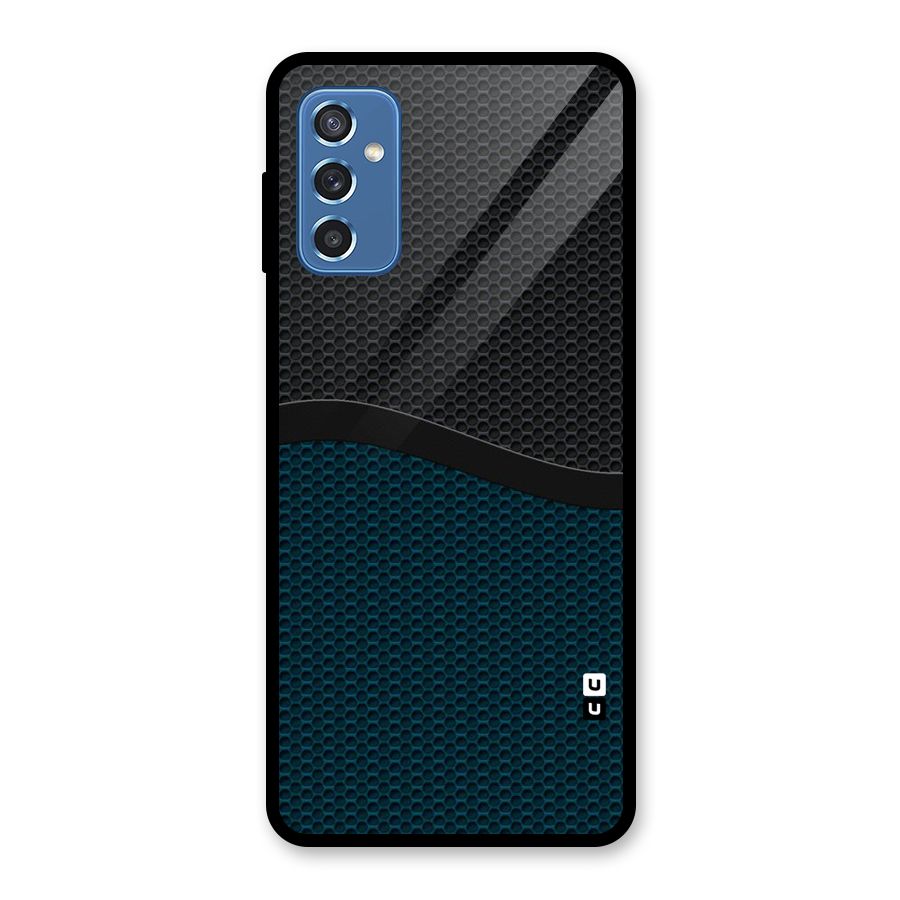 Classy Rugged Bicolor Glass Back Case for Galaxy M52 5G