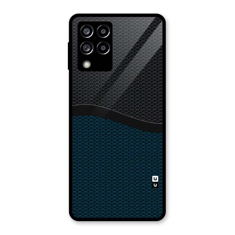 Classy Rugged Bicolor Glass Back Case for Galaxy M53 5G