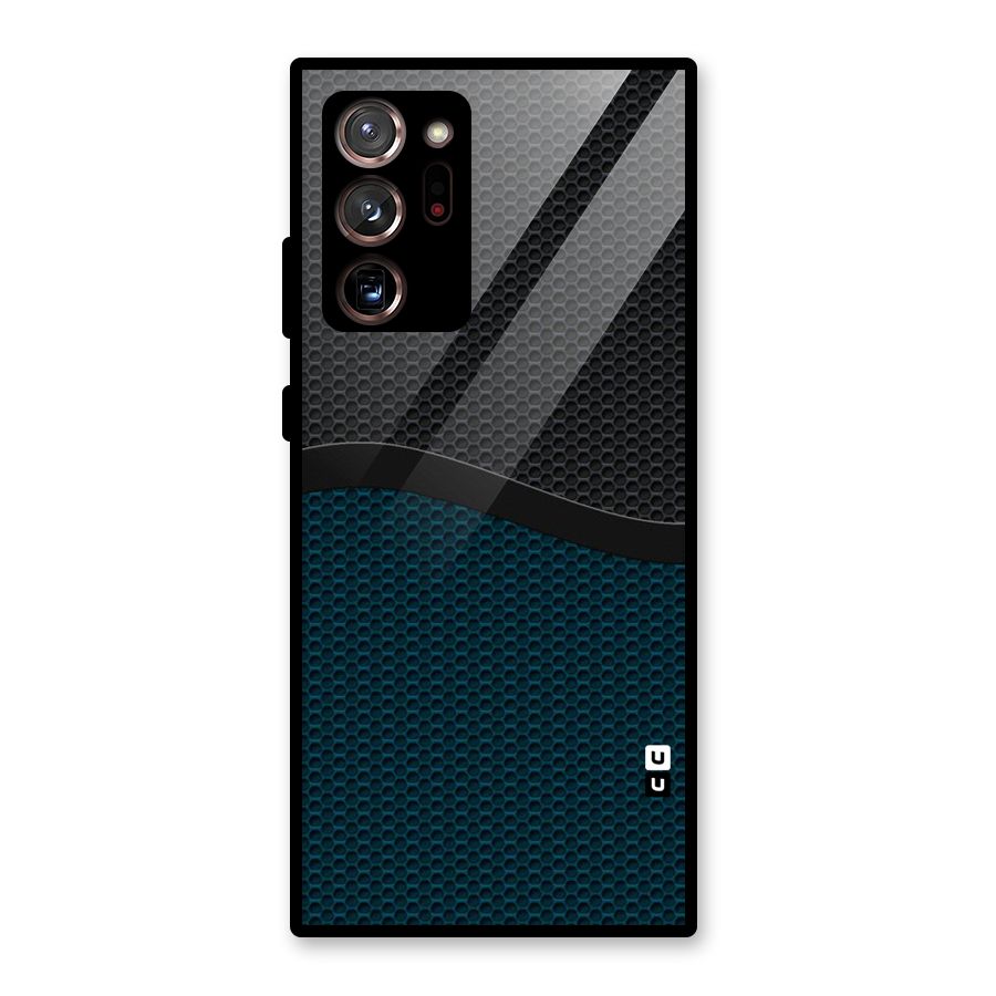 Classy Rugged Bicolor Glass Back Case for Galaxy Note 20 Ultra
