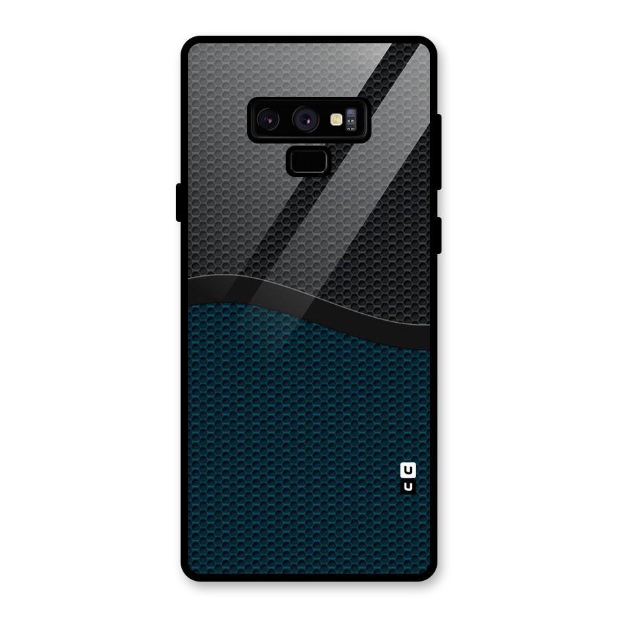 Classy Rugged Bicolor Glass Back Case for Galaxy Note 9