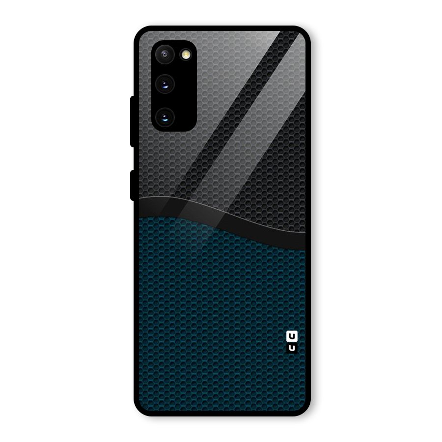 Classy Rugged Bicolor Glass Back Case for Galaxy S20 FE