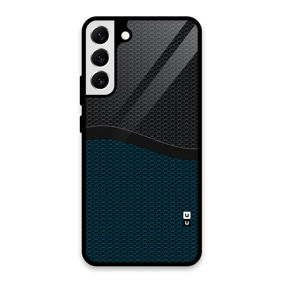 Classy Rugged Bicolor Glass Back Case for Galaxy S22 Plus 5G