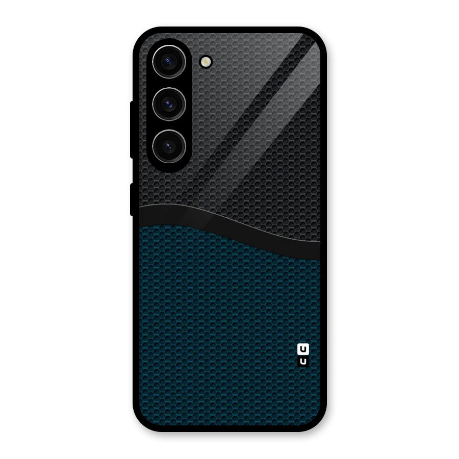 Classy Rugged Bicolor Glass Back Case for Galaxy S23