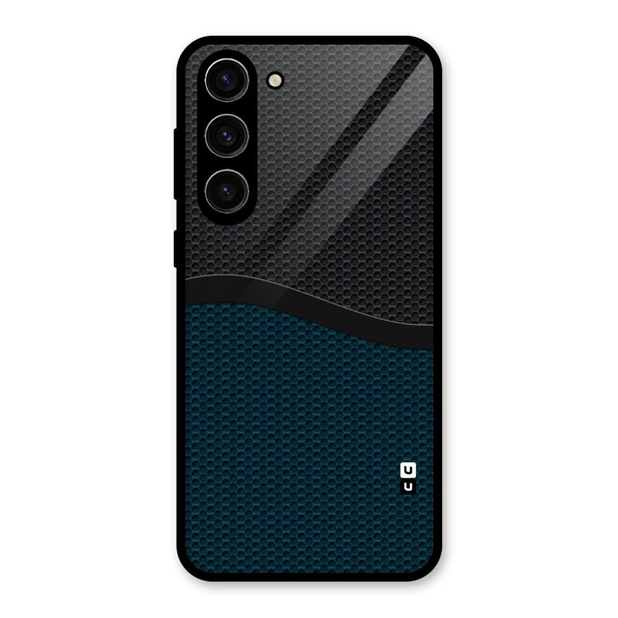 Classy Rugged Bicolor Glass Back Case for Galaxy S23 Plus