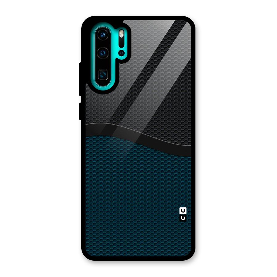 Classy Rugged Bicolor Glass Back Case for Huawei P30 Pro