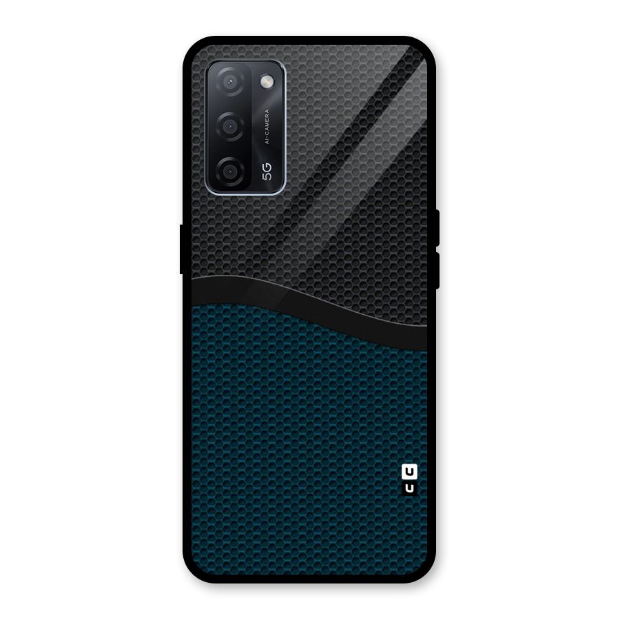 Classy Rugged Bicolor Glass Back Case for Oppo A53s 5G