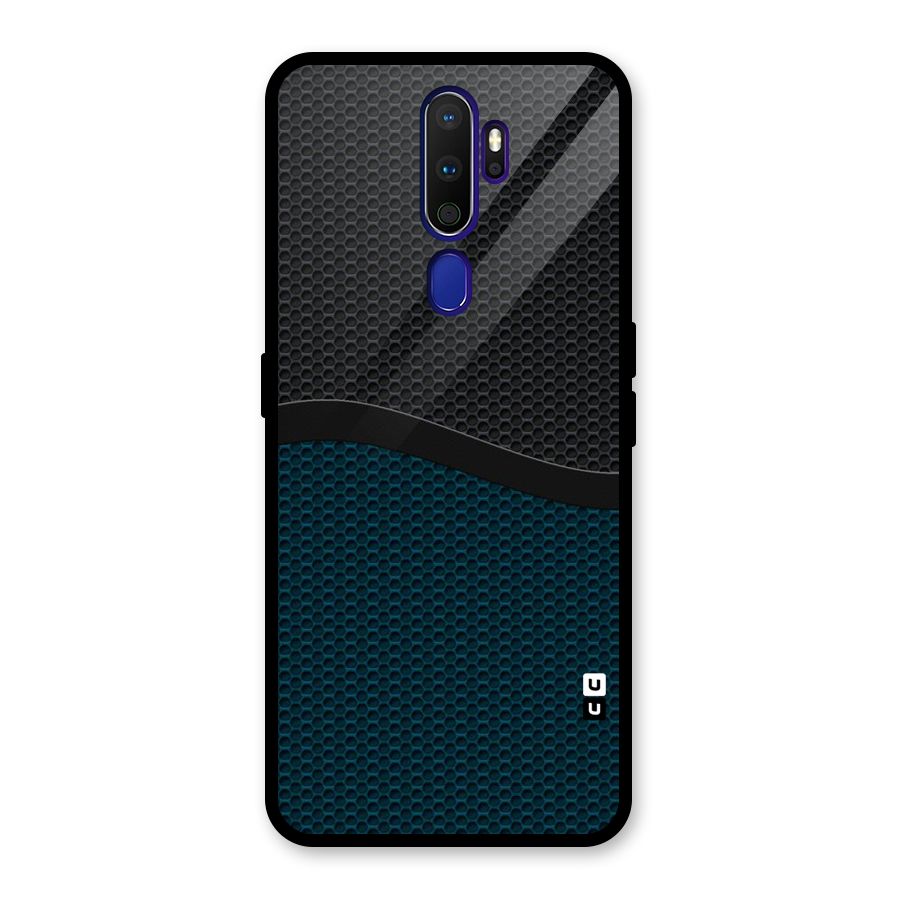 Classy Rugged Bicolor Glass Back Case for Oppo A9 (2020)
