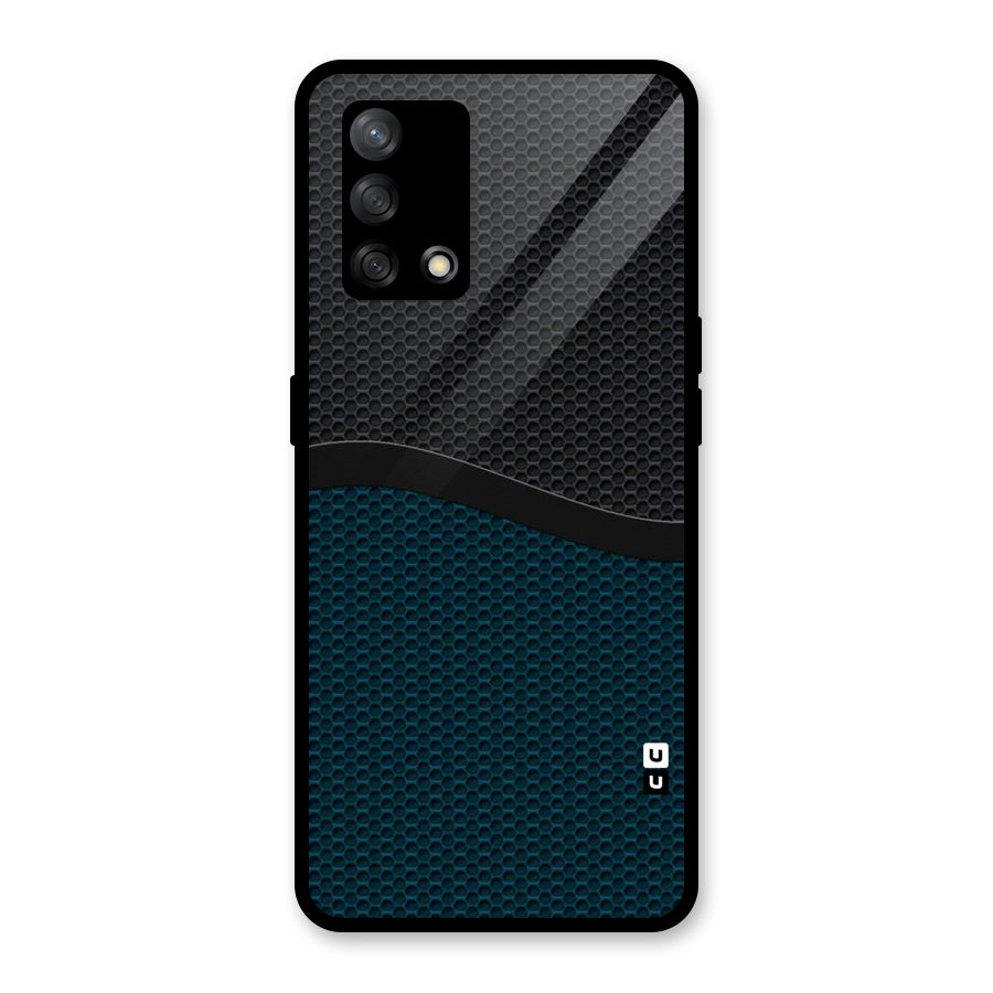 Classy Rugged Bicolor Glass Back Case for Oppo F19